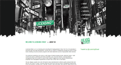 Desktop Screenshot of licensingstreet.com